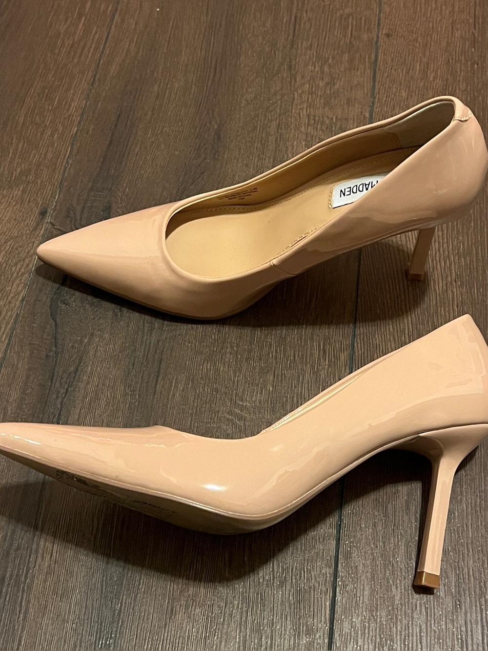 Steve Madden Blush Patent Pointed-Toe Pumps